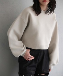 cheriella | 【cheriella】WEB限定スウェットライクガーターショートプルオーバー(ニット/セーター)