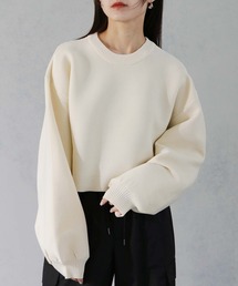 【cheriella】WEB限定スウェットライクガーターショートプルオーバー