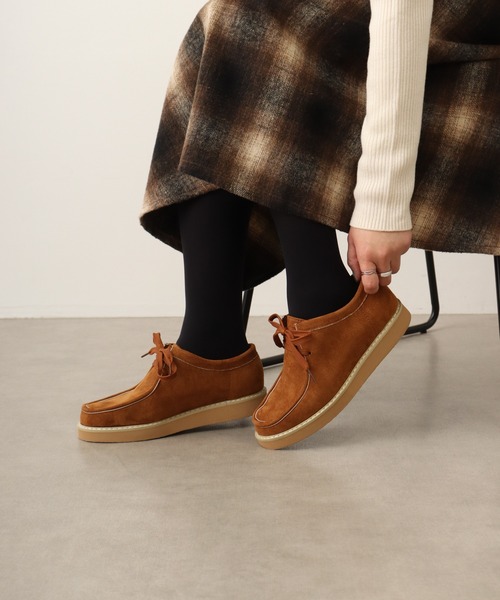 LibertyDoll（リバティードール）の「LIBERTYDOLL カジュアルスウェード モカシンシューズ（モカシン/デッキシューズ・レディース・グレー/ブラウン/ダークブラウン/ブラック/ベージュ/ネイビー・L/LL/S/M）」の5枚目の写真