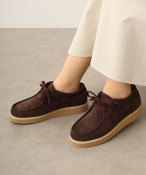 LibertyDoll（リバティードール）の「LIBERTYDOLL カジュアルスウェード モカシンシューズ（モカシン/デッキシューズ・レディース・グレー/ブラウン/ダークブラウン/ブラック/ベージュ/ネイビー・L/LL/S/M）」の20枚目の写真