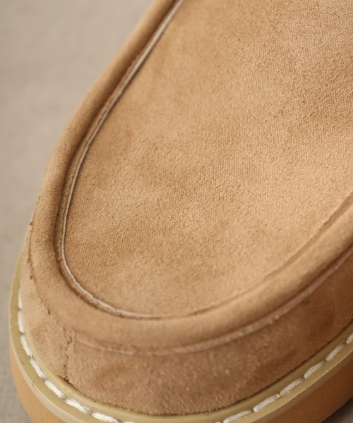 LibertyDoll（リバティードール）の「LIBERTYDOLL カジュアルスウェード モカシンシューズ（モカシン/デッキシューズ・レディース・グレー/ブラウン/ダークブラウン/ブラック/ベージュ/ネイビー・L/LL/S/M）」の9枚目の写真