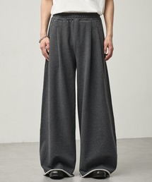 CALLNE | 【CALLNE】2tuck Cutoff Sweat Slacks / 2タックカットオフ スウェットスラックス(スウェットパンツ)