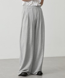 CALLNE（カルネ）の「【CALLNE】2tuck Cutoff Sweat Slacks / 2タックカットオフ スウェットスラックス（スウェットパンツ）」