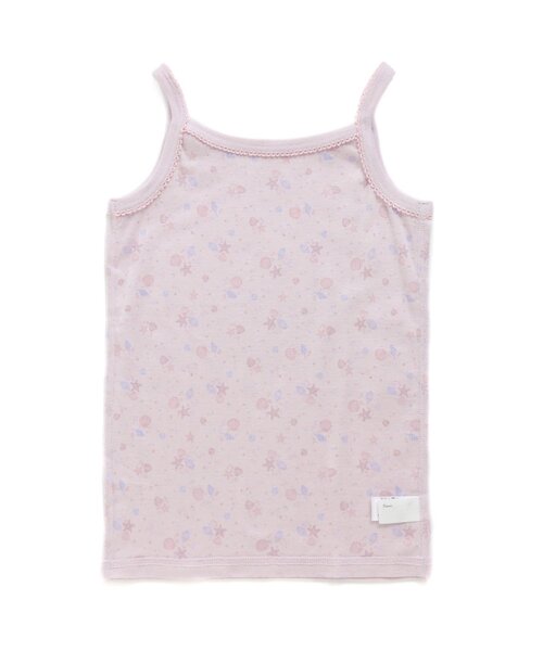 apres les cours(アプレレクール)の「GIRLSフライス総柄キャミソール_一部WEB限定カラー(キャミソール・キッズ・ラベンダー/サーモンピンク/ベージュ/アイボリー・100/90/120/130/80/110)」の1枚目の写真