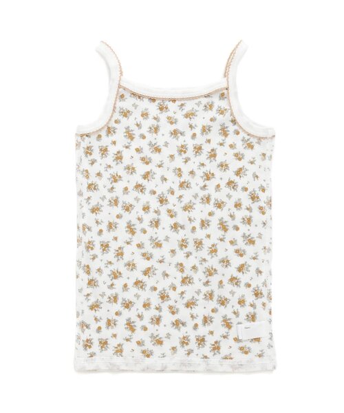 apres les cours(アプレレクール)の「GIRLSフライス総柄キャミソール_一部WEB限定カラー(キャミソール・キッズ・ラベンダー/サーモンピンク/ベージュ/アイボリー・100/90/120/130/80/110)」の8枚目の写真