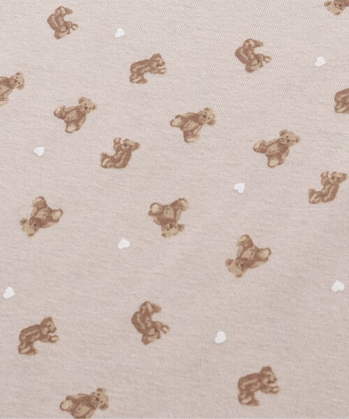 apres les cours(アプレレクール)の「GIRLSフライス総柄キャミソール_一部WEB限定カラー(キャミソール・キッズ・ラベンダー/サーモンピンク/ベージュ/アイボリー・100/90/120/130/80/110)」の9枚目の写真