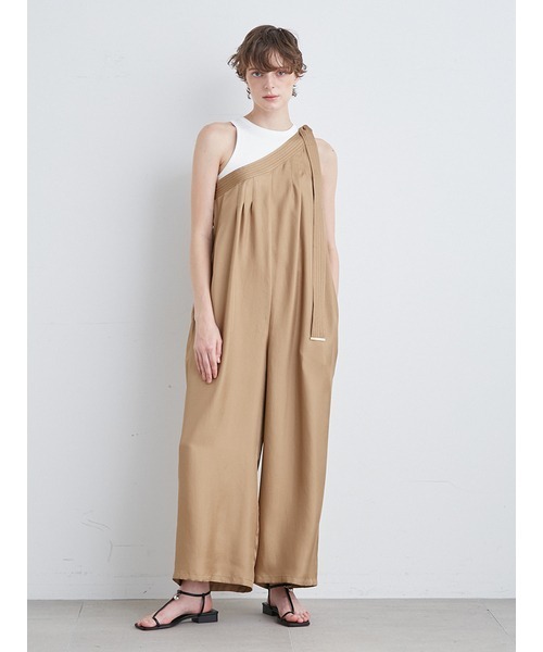 MIESROHE（ミースロエ）の「washワンショルオールインワン（つなぎ