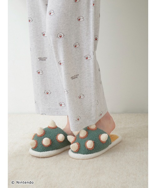 gelato pique（ジェラートピケ）の「【スーパーマリオ】【ユニセックス】ベビモコこうらルームシューズ（ルームシューズ/スリッパ・レディース・グリーン・S-M/M-L）」の11枚目の写真