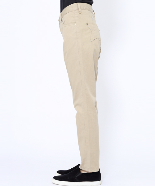 X-girl（エックスガール）の「STAR POCKET TAPERED PANTS（その他パンツ・レディース・ベージュ/ネイビー・0/2/1）」の4枚目の写真