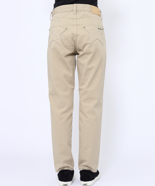 X-girl（エックスガール）の「STAR POCKET TAPERED PANTS（その他パンツ・レディース・ベージュ/ネイビー・0/2/1）」の5枚目の写真