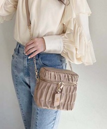 one after another NICE CLAUP | シャーリングバニティバッグ(ショルダーバッグ)