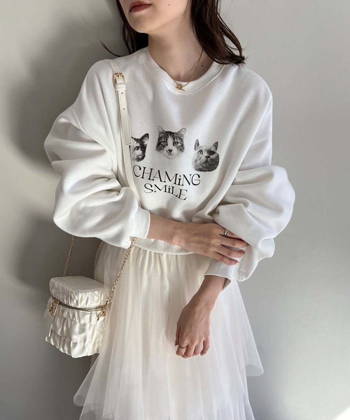 one after another NICE CLAUP(ワンアフターアナザーナイスクラップ)の「シャーリングバニティバッグ(ショルダーバッグ・レディース・アイボリー/ブラック/ベージュ/ピンク・FREE)」の6枚目の写真