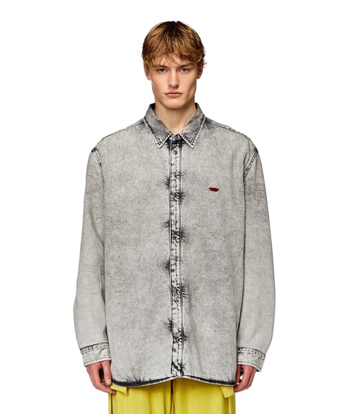 DIESEL（ディーゼル）の「メンズ シャツ デニム D-FLAIM-S SHIRT