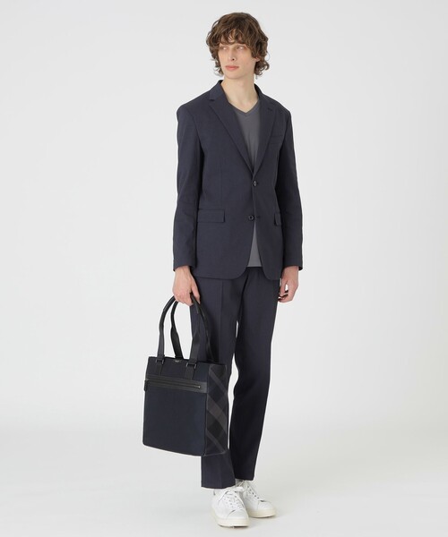 BLACK LABEL CRESTBRIDGE(ブラックレーベル・クレストブリッジ)の「コーデュラバリスティックスリムトート(トートバッグ・メンズ・ブラック/ネイビー・FREE)」の6枚目の写真