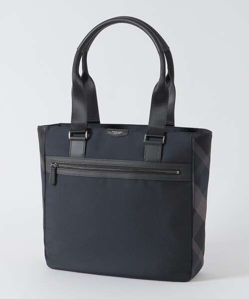 BLACK LABEL CRESTBRIDGE(ブラックレーベル・クレストブリッジ)の「コーデュラバリスティックスリムトート(トートバッグ・メンズ・ブラック/ネイビー・FREE)」の3枚目の写真