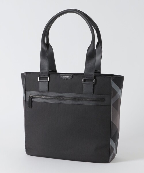 BLACK LABEL CRESTBRIDGE(ブラックレーベル・クレストブリッジ)の「コーデュラバリスティックスリムトート(トートバッグ・メンズ・ブラック/ネイビー・FREE)」の7枚目の写真
