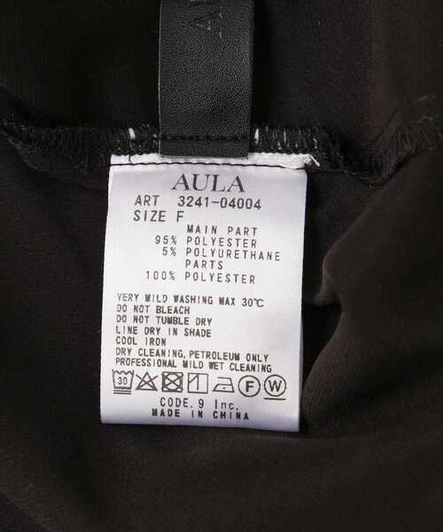 AULA（アウラ）の「AULA/アウラ/Sheer Trim Silk Touch Shirt（シャツ/ブラウス・レディース・ホワイト/ブラック・F）」の13枚目の写真