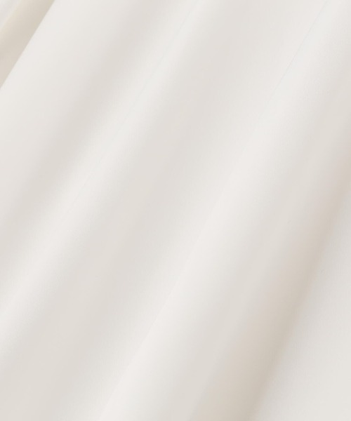 AULA（アウラ）の「AULA/アウラ/Sheer Trim Silk Touch Shirt（シャツ/ブラウス・レディース・ホワイト/ブラック・F）」の10枚目の写真