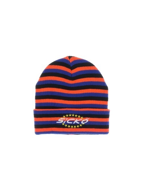 AFB（エーエフビー）の「BORDER BEANIE（ニットキャップ/ビーニー