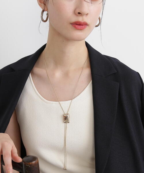 N.（N. Natural Beauty Basic）（エヌエヌナチュラルビューティーベーシック）の「◆ワンポイントロングネックレス（ネックレス・レディース・ゴールド/シルバー・ﾌﾘ-/FREE）」の8枚目の写真