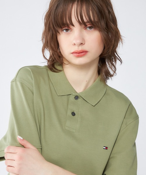 TOMMY HILFIGER（トミーヒルフィガー）の「【Safari掲載】【OCEANS掲載】【ESSENTIALS】レギュラーポロシャツ（ポロシャツ・メンズ・オレンジ/ネイビー/グリーン/ブルー系その他/ピンク/グリーン系1/ブルー/ライトブルー/イエロー/ベージュ/ボルドー/オレンジ系その他/ブルー系その他2・LARGE/X-LARGE/SMALL/MEDIUM）」の4枚目の写真