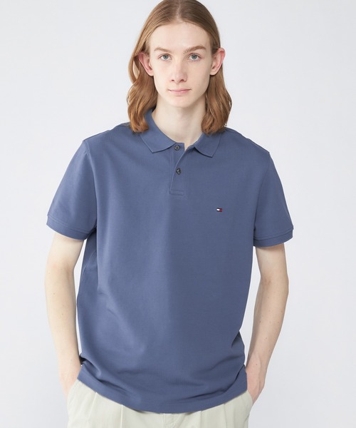 TOMMY HILFIGER（トミーヒルフィガー）の「【Safari掲載】【OCEANS掲載】【ESSENTIALS】レギュラーポロシャツ（ポロシャツ・メンズ・オレンジ/ネイビー/グリーン/ブルー系その他/ピンク/グリーン系1/ブルー/ライトブルー/イエロー/ベージュ/ボルドー/オレンジ系その他/ブルー系その他2・LARGE/X-LARGE/SMALL/MEDIUM）」の5枚目の写真