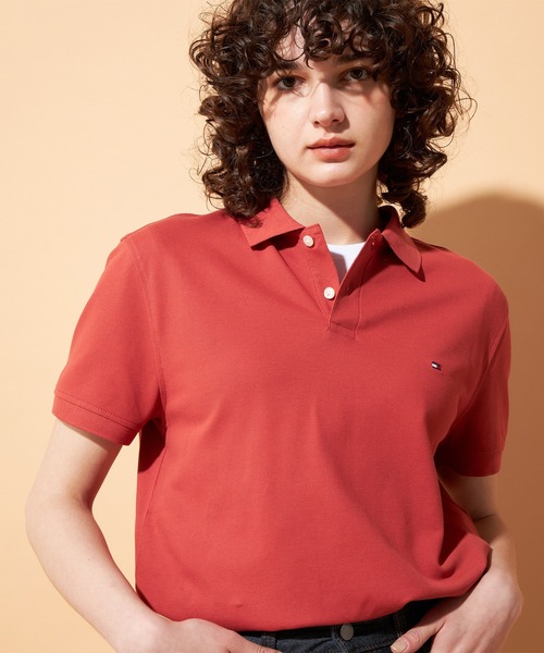 TOMMY HILFIGER（トミーヒルフィガー）の「【Safari掲載】【OCEANS掲載】【ESSENTIALS】レギュラーポロシャツ（ポロシャツ・メンズ・オレンジ/ネイビー/グリーン/ブルー系その他/ピンク/グリーン系1/ブルー/ライトブルー/イエロー/ベージュ/ボルドー/オレンジ系その他/ブルー系その他2・LARGE/X-LARGE/SMALL/MEDIUM）」の13枚目の写真