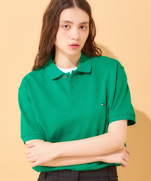 TOMMY HILFIGER（トミーヒルフィガー）の「【Safari掲載】【OCEANS掲載】【ESSENTIALS】レギュラーポロシャツ（ポロシャツ・メンズ・オレンジ/ネイビー/グリーン/ブルー系その他/ピンク/グリーン系1/ブルー/ライトブルー/イエロー/ベージュ/ボルドー/オレンジ系その他/ブルー系その他2・LARGE/X-LARGE/SMALL/MEDIUM）」の3枚目の写真