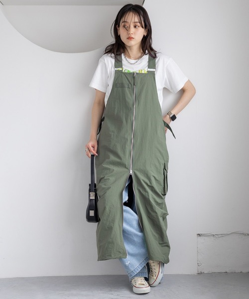 RAGEBLUE（レイジブルー）の「フロントジップ/ミリタリージャンスカ