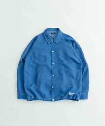 『イージーケア/UVカット』シンセティックデニム コントラステッチコーチジャケット