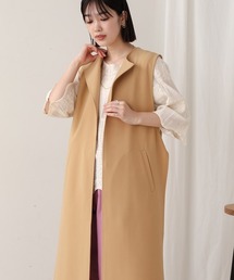 Bou Jeloud | BACKベルトボタン付きシンプルジレ(ベスト)