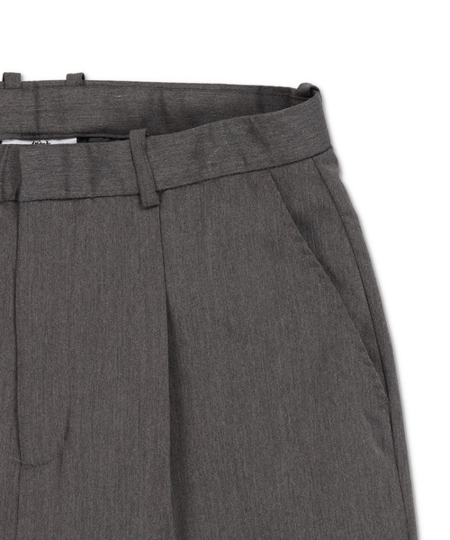 SPINNS(スピンズ)の「【サイズ展開あり・ユニセックスで着用可能】テーラードスラックスパンツ(スラックス・メンズ・チャコール/ブラック・L/M/S)」の6枚目の写真