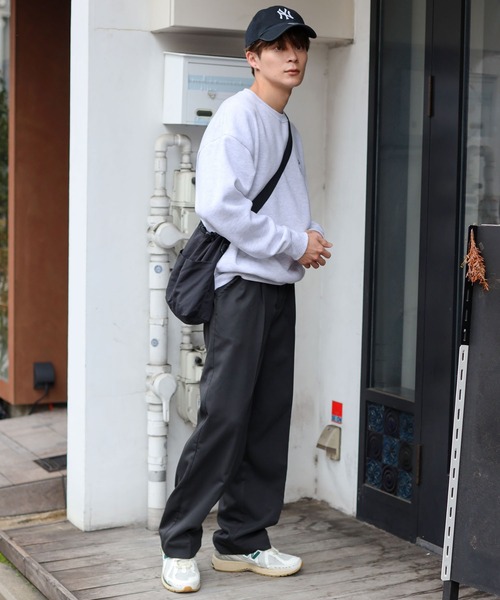 SPINNS(スピンズ)の「【サイズ展開あり・ユニセックスで着用可能】テーラードスラックスパンツ(スラックス・メンズ・チャコール/ブラック・L/M/S)」の15枚目の写真