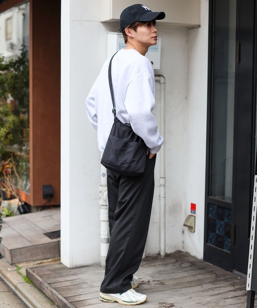 SPINNS(スピンズ)の「【サイズ展開あり・ユニセックスで着用可能】テーラードスラックスパンツ(スラックス・メンズ・チャコール/ブラック・L/M/S)」の16枚目の写真