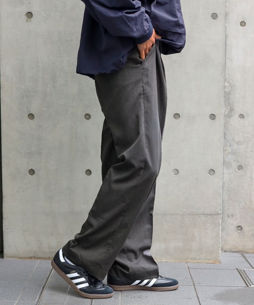 SPINNS(スピンズ)の「【サイズ展開あり・ユニセックスで着用可能】テーラードスラックスパンツ(スラックス・メンズ・チャコール/ブラック・L/M/S)」の19枚目の写真