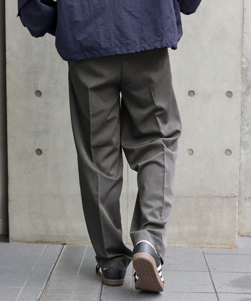 SPINNS(スピンズ)の「【サイズ展開あり・ユニセックスで着用可能】テーラードスラックスパンツ(スラックス・メンズ・チャコール/ブラック・L/M/S)」の20枚目の写真