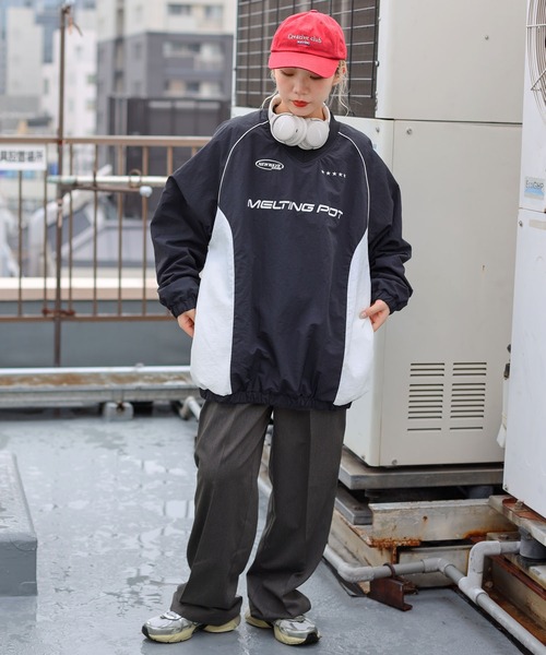 SPINNS(スピンズ)の「【サイズ展開あり・ユニセックスで着用可能】テーラードスラックスパンツ(スラックス・メンズ・チャコール/ブラック・L/M/S)」の9枚目の写真