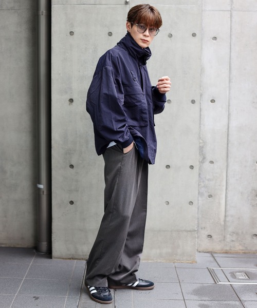 SPINNS(スピンズ)の「【サイズ展開あり・ユニセックスで着用可能】テーラードスラックスパンツ(スラックス・メンズ・チャコール/ブラック・L/M/S)」の10枚目の写真