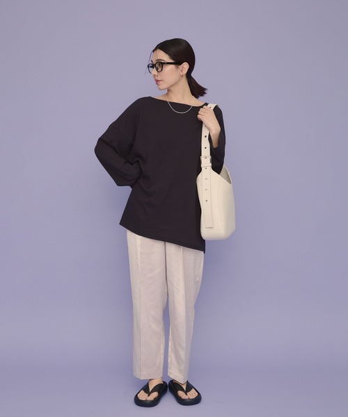 tシャツ 「eL」Sheer Loose Tee LS/100528 レディース tシャツ 「eL」Sheer Loose Tee LS/100528 レディース