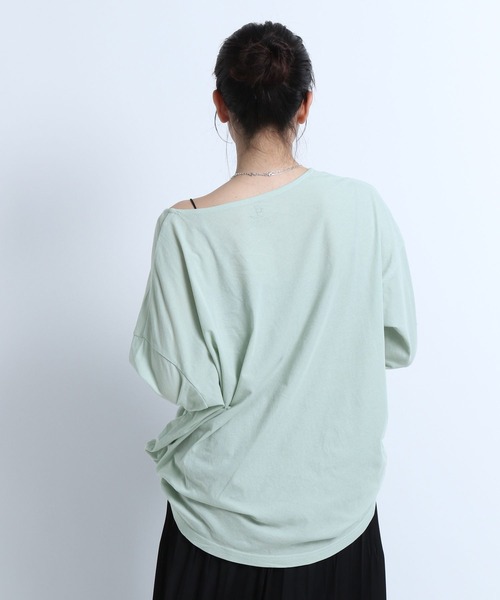 eL】Sheer Loose Tee LS/100528（Tシャツ/カットソー）｜eL