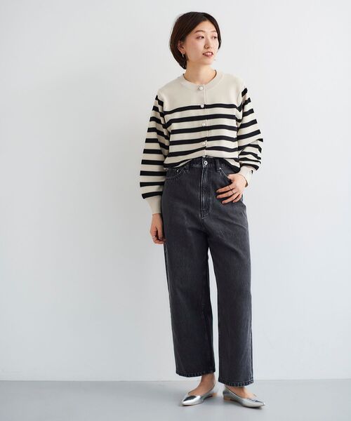 le.coeur blanc（ルクールブラン）の「パールボタンボリュームスリーブカーディガン（カーディガン/ボレロ・レディース・ホワイト系その他2/ブルー系その他4/イエロー系その他・38）」の13枚目の写真