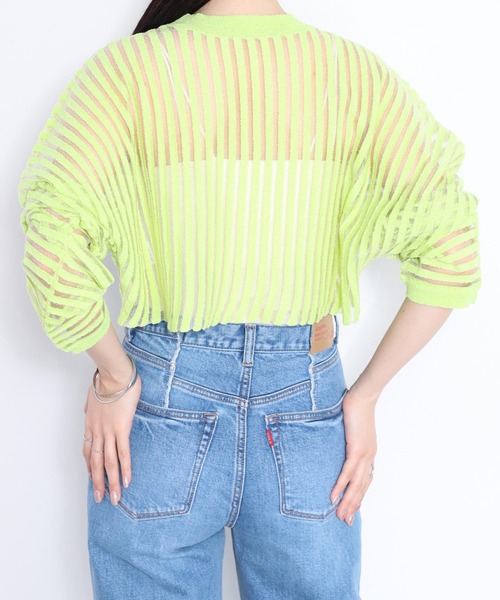 ストライプ ニットセーター - エクリュ/ブルー | ZARA Japan / 日本