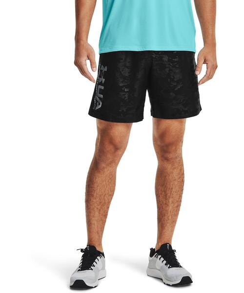 UNDER ARMOUR(アンダーアーマー)の「UAウーブン エンボス ショーツ(トレーニング/メンズ)(その他パンツ・メンズ・ブラック・S/XL/XXL/3XL/M/L)」の2枚目の写真