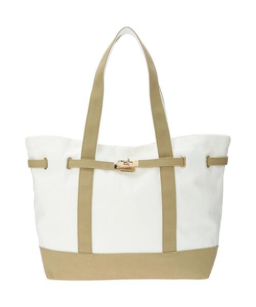 Lugnoncure（ルノンキュール）の「キャンバストートバッグ（ハンドバッグ・レディース・ベージュ/ブラック・F）」の7枚目の写真