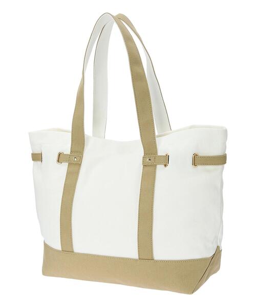 Lugnoncure（ルノンキュール）の「キャンバストートバッグ（ハンドバッグ・レディース・ベージュ/ブラック・F）」の8枚目の写真