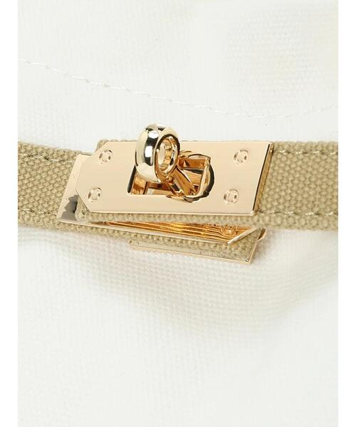 Lugnoncure（ルノンキュール）の「キャンバストートバッグ（ハンドバッグ・レディース・ベージュ/ブラック・F）」の11枚目の写真