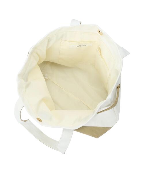 Lugnoncure（ルノンキュール）の「キャンバストートバッグ（ハンドバッグ・レディース・ベージュ/ブラック・F）」の5枚目の写真