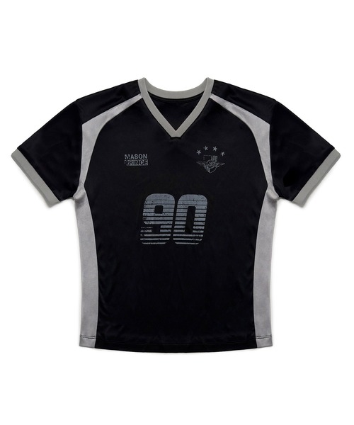 MASONPRINCE ナンバープリント スポーツレーシング 綿 Ｔシャツ 楽天市場】Tシャツ 5分袖 フットボールT メンズ レディース