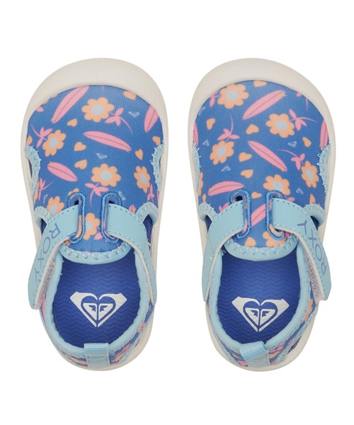 ROXY（ロキシー）の「ROXY/ロキシー キッズ サンダル テニワヒ グローム 公園 海 川 山 AROS600012（サンダル・キッズ・ブルー系その他/ピンク系その他・12.0cm/14.0cm/16.0cm）」の9枚目の写真