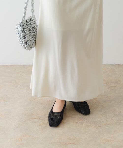 RODE SKO（ロデスコ）の「『MADE IN JAPAN』スクエアメッシュフラットシューズ（その他シューズ・レディース・アイボリー/ブラック/ベージュ・36/37/38）」の13枚目の写真